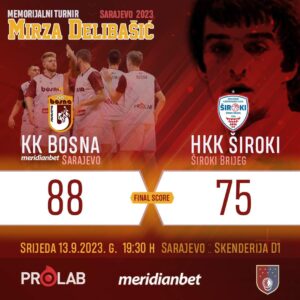 3. mjesto za “Bosnu” na memorijalnom turniru “Mirza Delibašić”