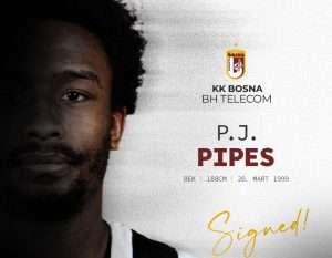 P.J. Pipes potpisao za KK Bosna BH Telecom